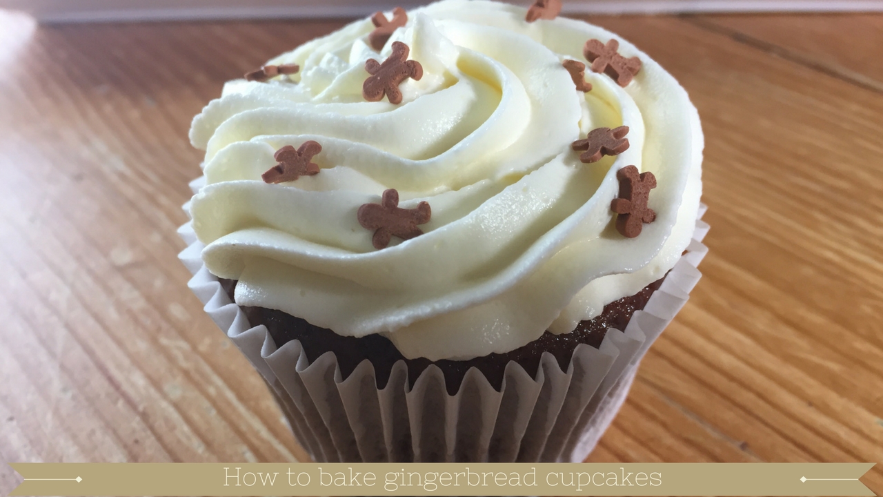 How to bake gingerbread cupcakes