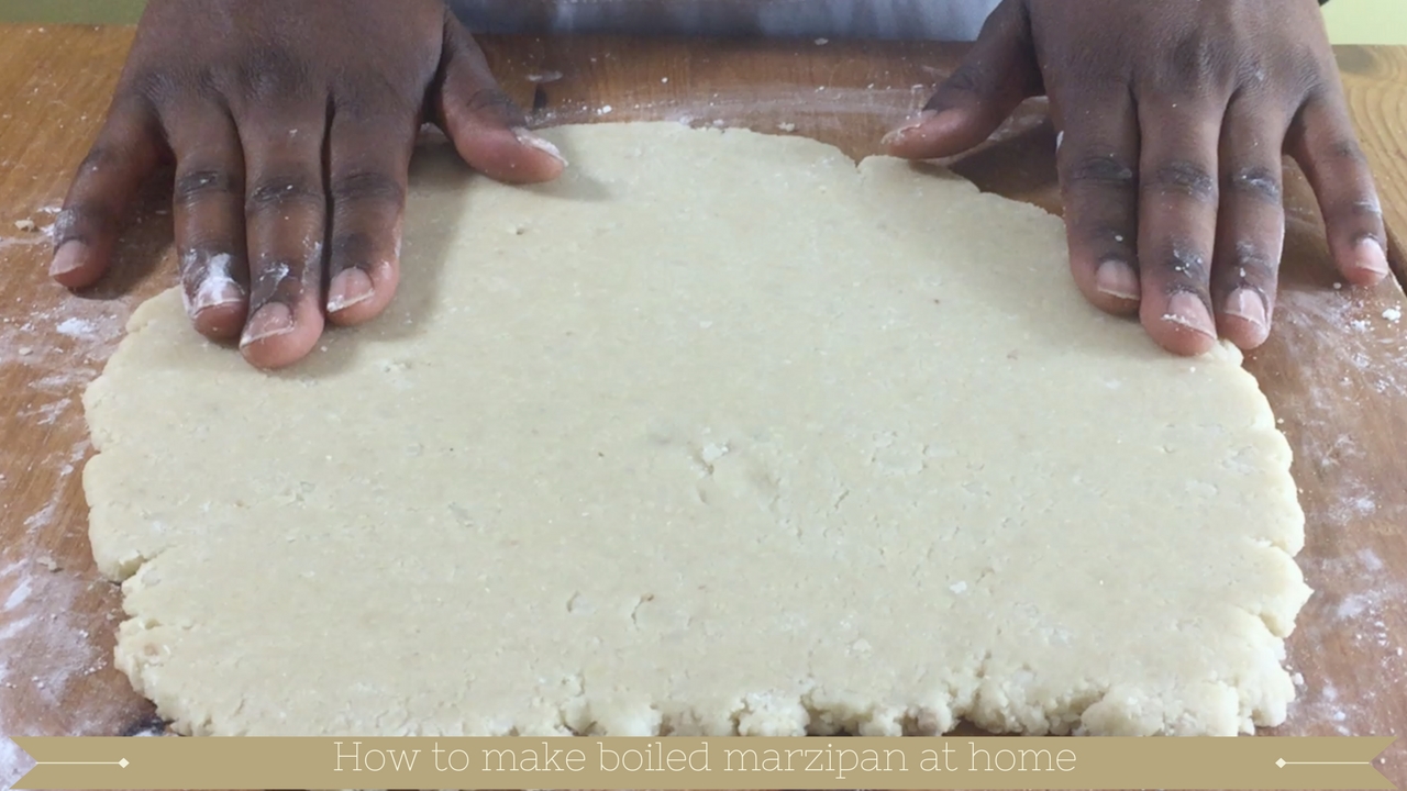 How to make marzipan : Marzipan ingredients : Almond paste recipe