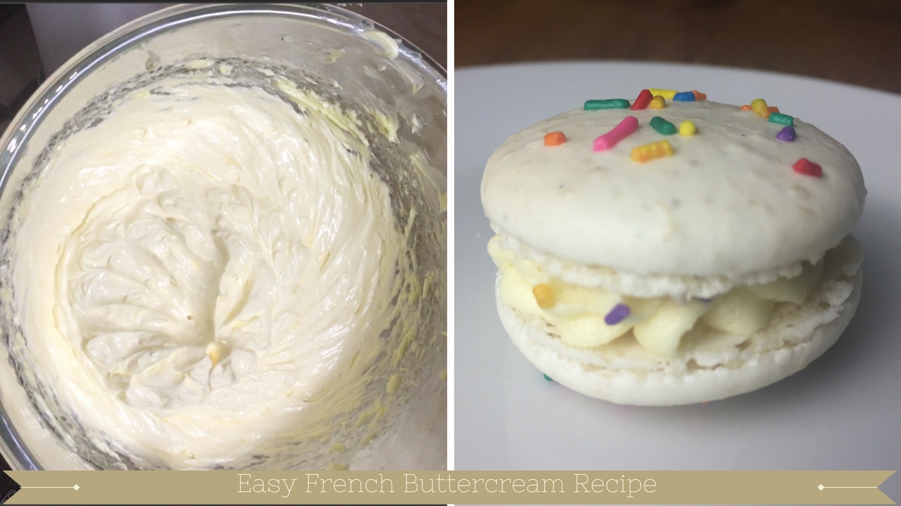 French buttercream : Egg yolk buttercream