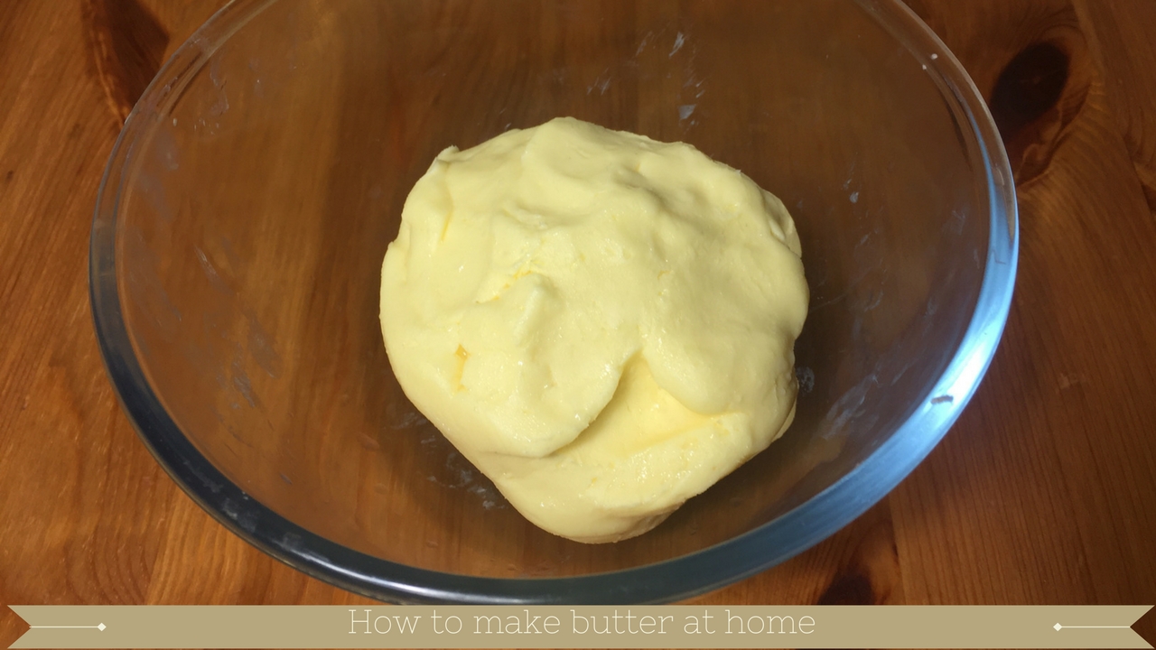 How to make butter at home