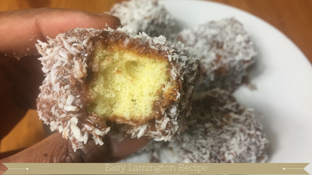Lamingtons : Lamingtons Recipe : Lamington Cake