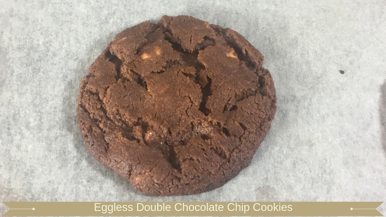 Eggless chocolate cookies : Egg Free Recipes