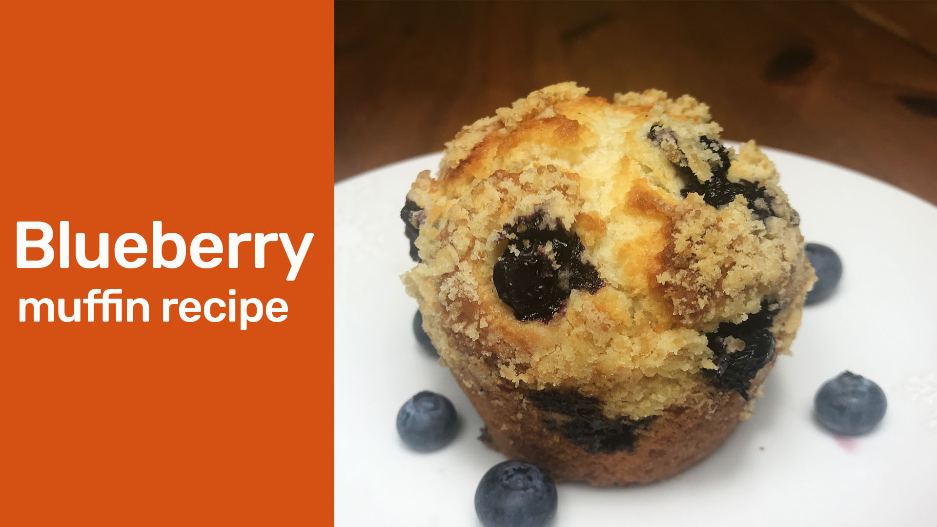 Healthy blueberry muffins : Blueberry muffin recipe