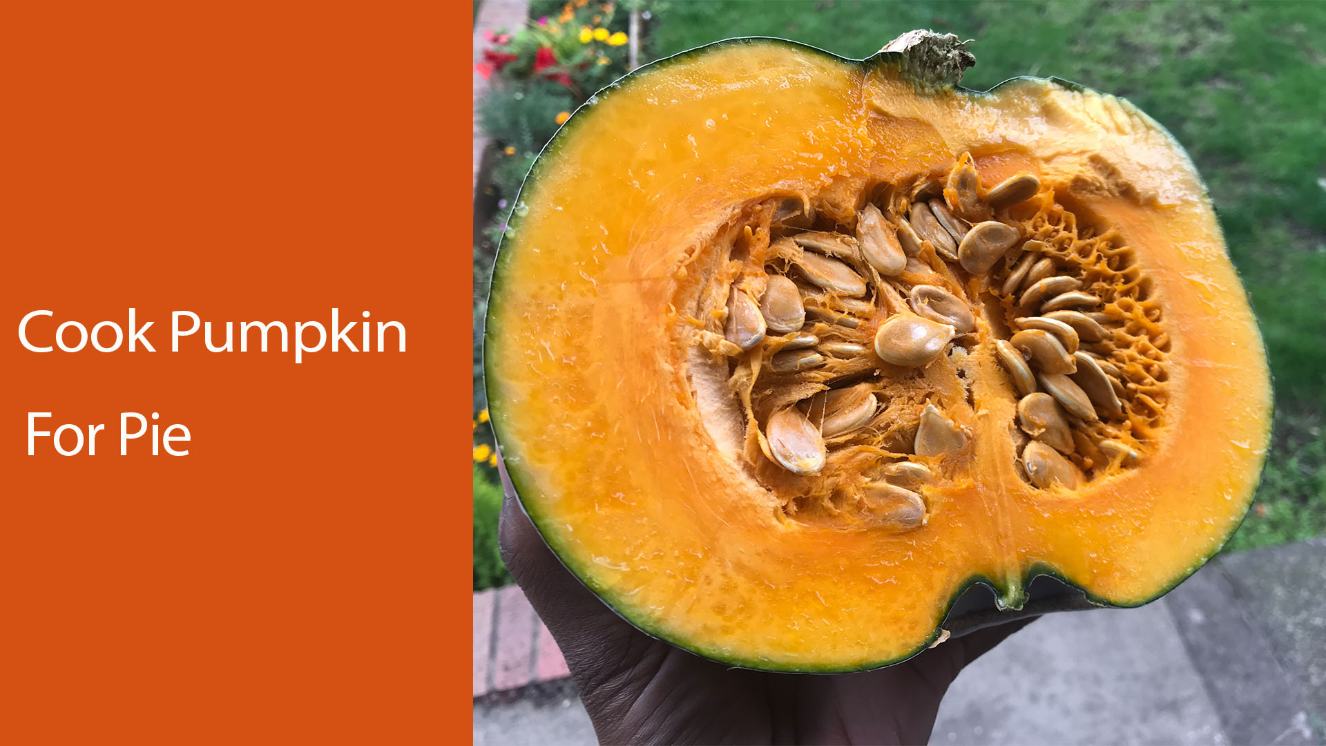 How to cook pumpkin for pie