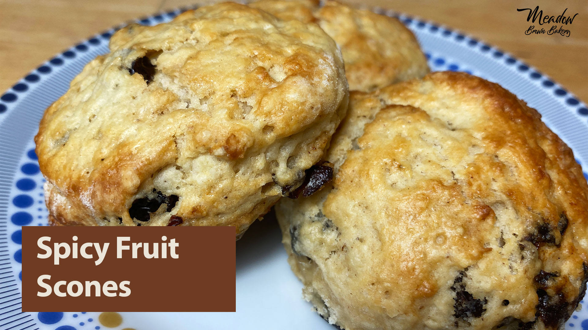 Fruit scones with mixed spice