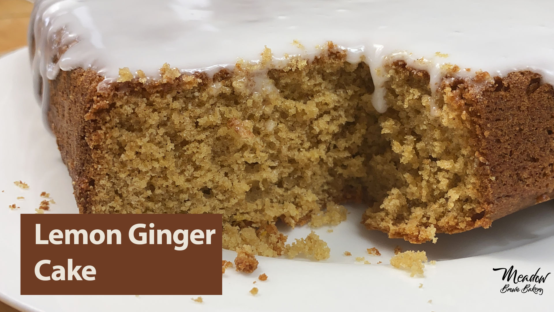 Lemon and ginger sponge cake recipe