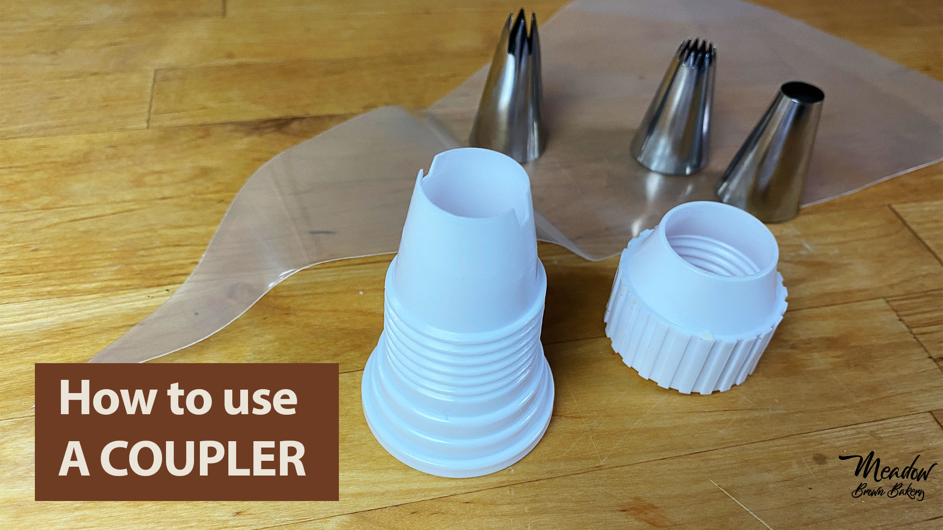 How to use piping bag with coupler