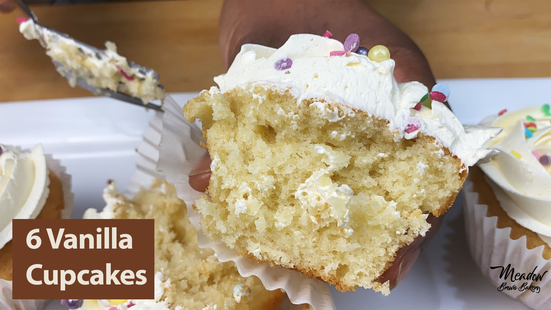 6 vanilla cupcakes recipe