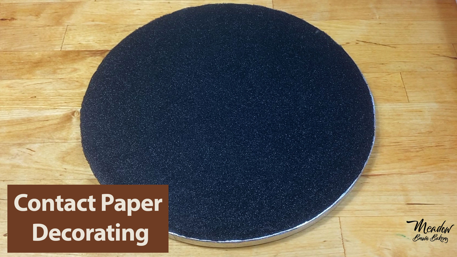 How to cover a cake board with paper