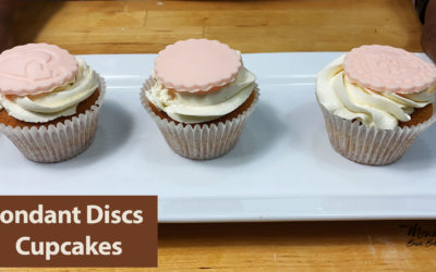 How to make fondant discs for cupcakes