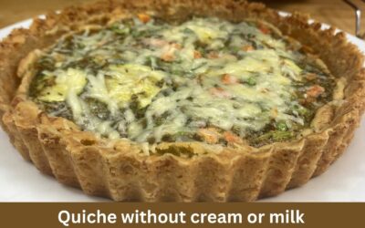 Quiche recipe without cream or milk