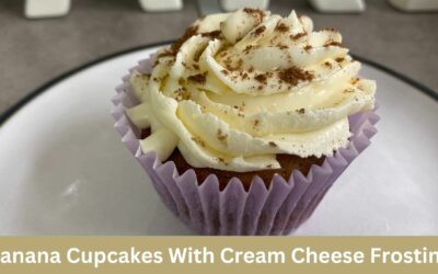 Banana cupcakes with cream cheese frosting UK